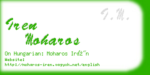 iren moharos business card